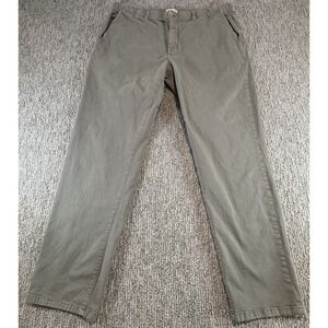 Marine Layer Pants Mens XL Light Green Saturday Breeze Chino Slim Straight Fit